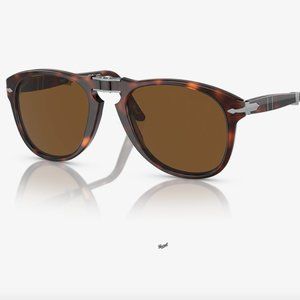 Persol Pilot Sunglasses PO0714 714 (Tortoise / Brown) Folding